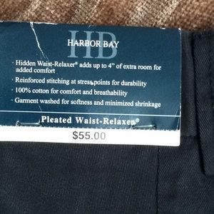 Men’s black casual pants new with tags